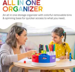 クレヨンオーガナイザーとストレージレイジースーザンスクール画材キャディ - Product Image 4