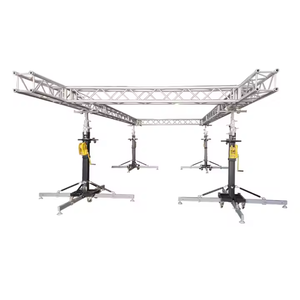 6M Hauteur Télescopique Mobile Truss Ascenseur Stand Carré Son Éclairage Événements Manivelle Stand FS TUV Certifié En Alliage D'aluminium - Product Image 4