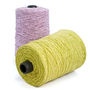 Fil de chenille fin flash de qualité supérieure pour les sueurs pour tricoter le fil mélangé de polyester