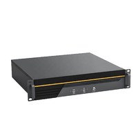 Ordinateur industriel 2U PfSense 6 Firewall Appliance C612 Xeon E5-2650V4 2.5G Nics 12 USB 6COM PCI-E 3.0 16X Mini Routeur PC Stock