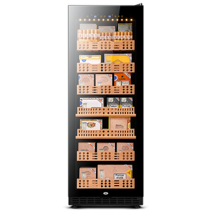 Refrigerador para Vinos, Enfriador, Humidor para Cigarros, Gabinete Compacto Independiente, Nevera para 103 Botellas, Control Digital, Puerta de Vidrio Bx-308 - Product Image 1