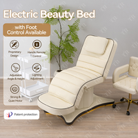 Table de soin esthétique électrique Turri 3motors, lit de beauté, table cosmétique, chaise de soin esthétique pour clinique esthétique