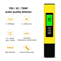 NOUVEAU Mètre TDS/EC/TEMP 3 en 1 avec écran LCD numérique pour piscine, eau potable et aquarium avec rétroéclairage