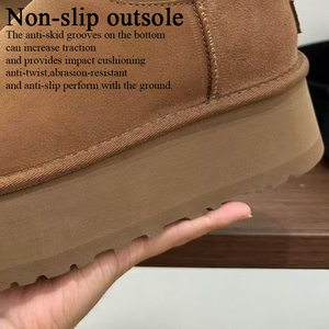 Stivali da Neve con Suola Spessa per <span class=keywords><strong>Donna</strong></span>, Bestseller, Foderati in <span class=keywords><strong>Pelliccia</strong></span>, <span class=keywords><strong>Stivaletti</strong></span> Invernali Imbottiti e Caldi - Product Image 5