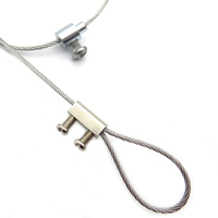 Accesorios de luz interior Cable de acero Cuerda de alambre de techo OEM para lámpara de iluminación LED