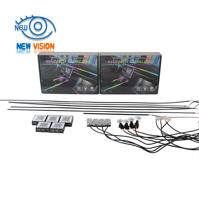 "NEWVISION" K4 10 in 1 App-Controlled Ambient Light Kit for Car Interior Accessories