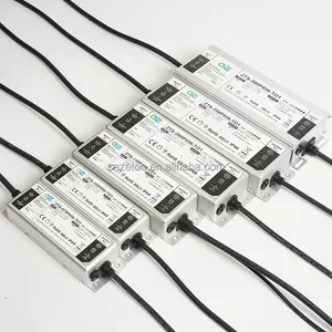 Desain baru penjualan terlaris tahan air IP67 36 w-300 w dimmable arus konstan led driver power supply untuk lampu led 12v