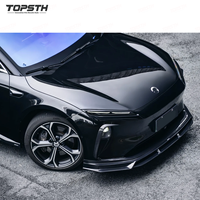 Kit Carrosserie en Fibre de Carbone pour NIO ET5T - Pièces de Modification Extérieure : Lame Avant, Diffuseur Arrière, Jupes Latérales - Vente Flash