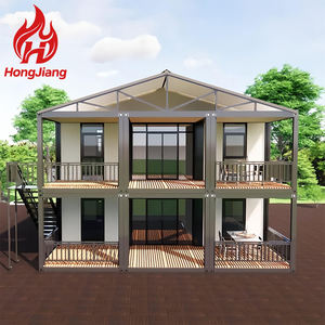 Villa préfabriquée en acier de luxe, bureau à domicile détachable avec cuisine, salle de bain, maison préfabriquée, maisons de luxe pour chats - Product Image 1