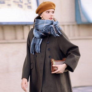 Nuevo Bufanda de Cachemira Sintética a Cuadros para Mujer, Estilo Coreano, Diseño Versátil, 180 cm de Largo, Perfecta para Calentar el Cuello en Invierno, para Estudiantes y Parejas - Product Image 3