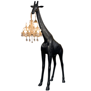 Lámpara de pie de jirafa minimalista moderna creativa, escultura de fibra de vidrio de gama alta de lujo, adorno grande de <span class=keywords><strong>Internet</strong></span>, decoración decorativa para el hogar - Product Image 5