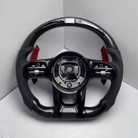 Volant personnalisé en fibre de carbone avec LED pour Mercedes BENZ W205 C300 W212 W213 W221 W222 ML W166 W167 W218 CLS 63 AMG