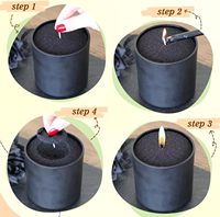 Ensemble de bougies en perles de neige, ensemble de sable pour bougies DIY, rechargeable pour la fabrication de bougies pour Halloween, Thanksgiving, Noël, mariage, fête