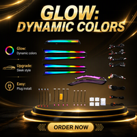 Éclairage intérieur LED pour voiture ZX Audi A4L B8 Q5 2009-2017, éclairage ambiant ciel étoilé 64 couleurs, ABS+LED 12V, accessoires décoratifs