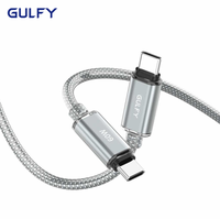 GULFY 60W Câble de charge USB-C vers USB-C 1m Durable pour iPhone iPad Samsung et autres