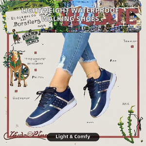 Zapatos Planos para Caminar con Suela Gruesa, Ligeros, Impermeables, con Parte Superior de PU, Amortiguación, Suela de Goma Antideslizante, Talla Extra Grande para Invierno - Product Image 2