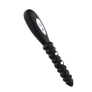 Silicona líquida 10 Frecuencia Vibración Juguetes sexuales masculinos Kowloon Whip 3 Frecuencia Pulso Choque eléctrico Masajeador de próstata - Product Image 6