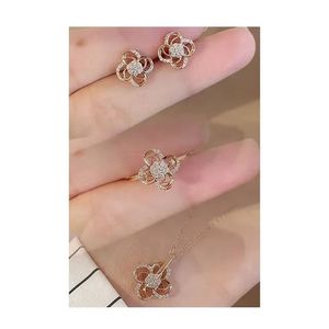 Ensemble de bijoux en or massif 10k 14k 18k personnalisé Xinfly avec diamant naturel certifié GIA IGI, directement de l'usine - Product Image 2