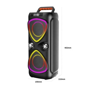 Altavoz Portátil ABS4219 de Alta Calidad con Sonido Envolvente y Luces RGB para <span class=keywords><strong>Karaoke</strong></span> y Reproductor de MP3, Ideal para Fiestas al Aire Libre - Product Image 6