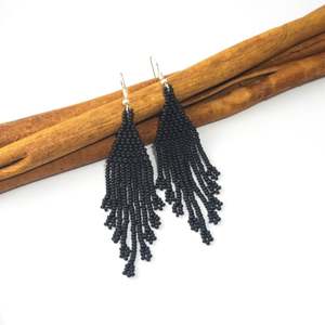 Pendientes artesanales de cuentas Bliss Seed - Product Image 1