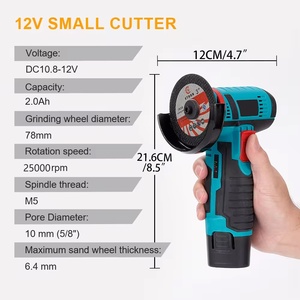 Mini Amoladora Angular Inalámbrica de Alta Potencia, Multifunción, Recargable, con Batería de Litio, para Cortar y Pulir - Product Image 5