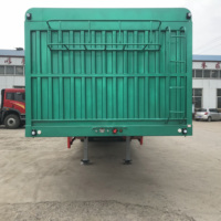 Promotion : Semi-remorque à ridelles en acier JINFENG 3 essieux 60 tonnes pour transport de marchandises en vrac, pneus 12R22.5