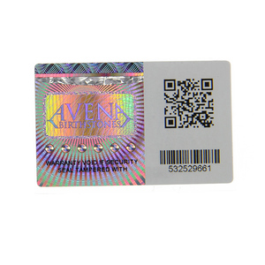 מפעל מותאם אישית הולוגרמה Void לייזר תווית הדפסה עם QR קוד ומספר סידורי - Product Image 5