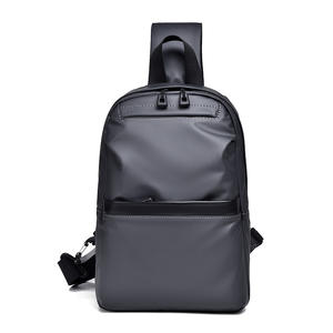 Bolso de Pecho de Cuero Simple de Alta Calidad para Hombre, Nuevo Bolso de Hombro Cruzado de Primavera, Directo del Fabricante - Product Image 6