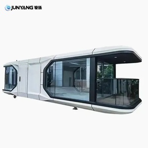 Maison conteneur modulaire de luxe préfabriquée la plus populaire, style capsule spatiale Apple, de marque Maison - Product Image 1