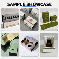 Boîte cadeau pliable en carton à assemblage rapide, boîte rigide pliable, emballage en carton gris écologique pour huiles essentielles et cosmétiques