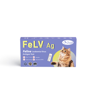 ชุดตรวจโรคแมวแบบเร็ว ความไว 99.9% สำหรับตรวจหาแอนติเจนไวรัสโรคโลหิตจางในแมว (FeLV) อุปกรณ์วินิจฉัยทางสัตวแพทย์ - Product Image 3