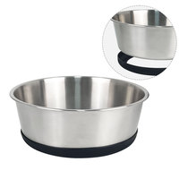 Ikitchen Écologique Grand Bol En Métal Pour Chien Plats Chien Mangeoire Lente Bol Personnalisé En Acier Inoxydable Chien Bol Antidérapant