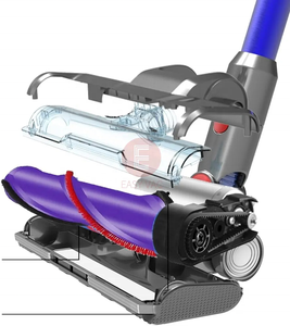 Cabezal de Cepillo de Repuesto para Aspiradora Eléctrica de Plástico para Dysoner V7V8V10V11V15 - Reutilizable para Uso Doméstico y de <span class=keywords><strong>Mascotas</strong></span> - Product Image 5