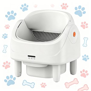 75L Oversized Interior Pet Container Katzentoilette Plastic Body Auto Cleaning eco friendly self cleaning <b>cat</b> litter <b>box</b> - Product Image 1