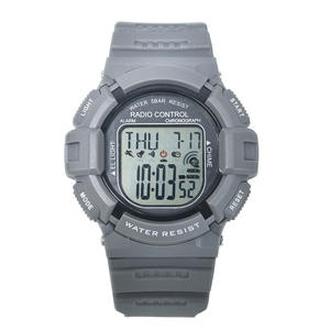 <span class=keywords><strong>Montre</strong></span> Atomic pour femmes-Synchronisation multibande Style décontracté avec rétro-éclairage <span class=keywords><strong>Montre</strong></span> numérique radiocommandée - Product Image 3