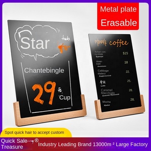 Mini tableau noir double face pour menu manuscrit, affichage de <span class=keywords><strong>prix</strong></span> de stand, panneau de table, mini panneaux de tableau noir - Product Image 3