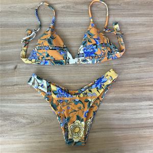 ชุดบิกินี่ลายเสือดาวแบบ 2 ชิ้น พร้อมสายรัด สำหรับผู้หญิง ขายส่งแบบ OEM & ODM เหมาะสำหรับใส่ไปชายหาด - Product Image 1