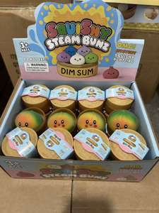 Vente en gros de jouets anti-stress souple et moelleux en forme de dumpling souriant, avec perles d'<span class=keywords><strong>eau</strong></span> pailletées de différentes tailles, à rebond rapide - Product Image 4