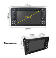 IPoster vendeur chaud 1 din android autoradio gps navigation pour Audi A3 S3 RS3 voiture gps navigation avec image en image