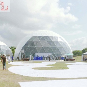 Dôme géodésique transparent pour extérieur 6m tente de glamping pour hôtel tente dôme maison tente dôme géodésique pour événement d'affaires - Product Image 2