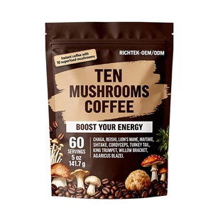 Caffè Istantaneo Arabica 10 in 1 con Funghi a Marchio Privato: Criniera di Leone, Cordyceps, Chaga, Reishi - Product Image 6