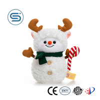 Penjualan Langsung Pabrik Boneka Salju Natal Lucu Bahan Lembut 20cm Hiasan Hewan Kartun Hadiah Mainan Boneka