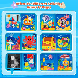 Dropshipping Products 2026 Cognitive Development - Tear and Stick Activity <b>Book</b> - Busy <b>Book</b> Sourcing Service in China - Product Image 3