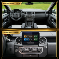 Autoradio multimédia portable Android 8,4'' avec écran partagé, RAM 8 Go, pour Land Rover Discovery 4 2012-2016, navigation GPS, CarPlay