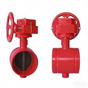Vanne Red Fire G381X, installation par collier de serrage, PN16, fonte ductile, signalisation spéciale incendie - Product Image 4
