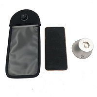 Pochette de téléphone portable verrouillable avec logo personnalisé, RFID caché, fermeture magnétique en néoprène, pour les lycéens, les églises