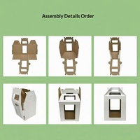 Boîte cadeau créative pour gâteau, en papier couché, portable, à double couche, renforcée, transparente, avec fenêtre, pour présentation