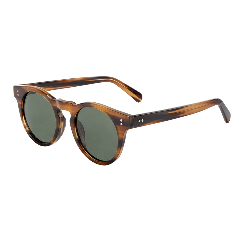 High Quality Retro round Mazzucchelli Acetate Frame  display picture 3