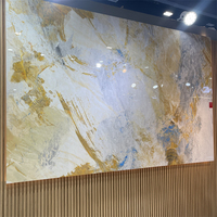 Panneau mural 3D ignifuge SPC à bas prix, décoration intérieure, feuille de marbre UV, revêtement UV, panneau MDF