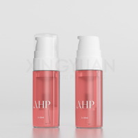 XINGYUAN Bouteille à pompe sans air pour liquide et poudre Bouteille à double chambre en plastique vide personnalisée